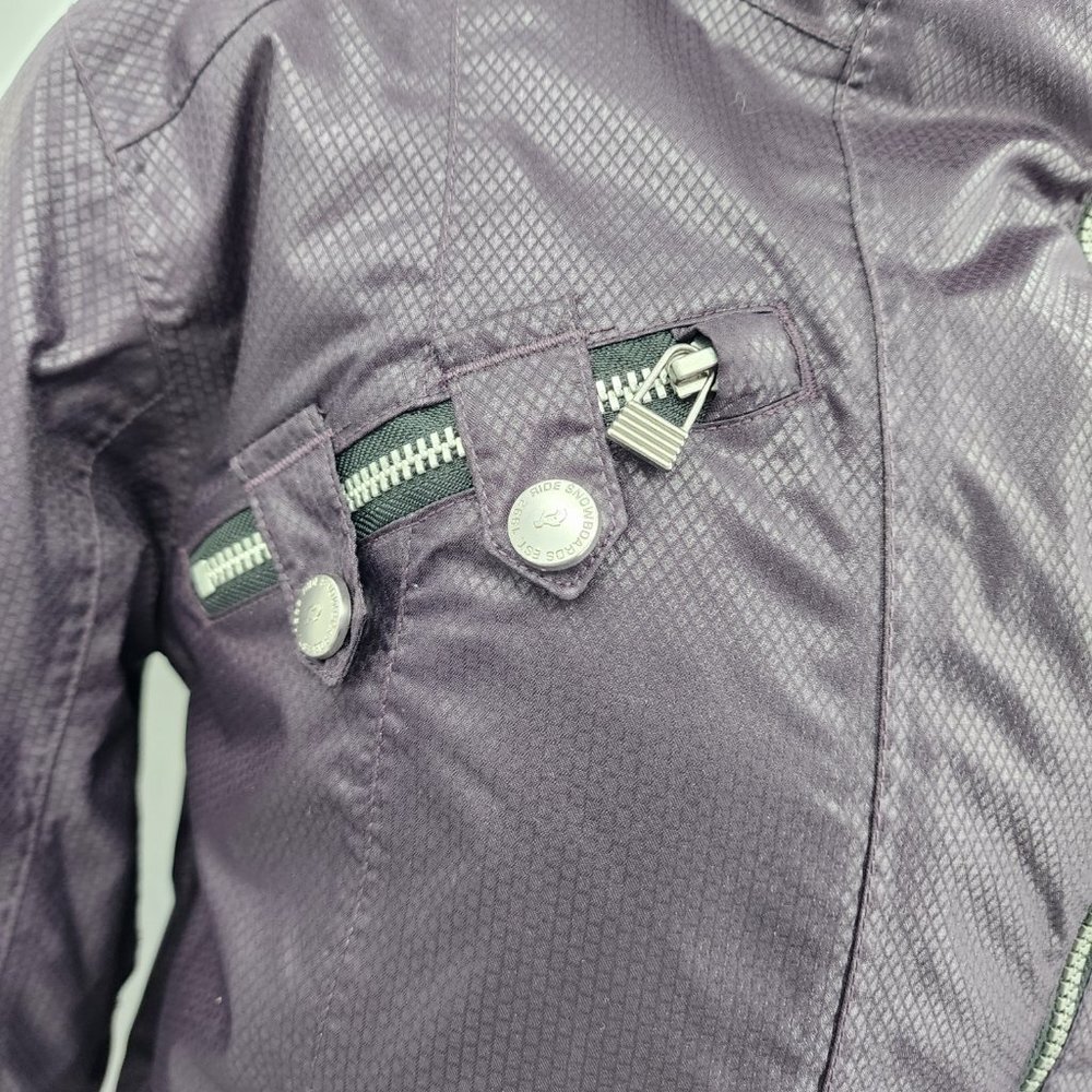 RIDE Seward Insulated Ladies‎ Snowboard Jacket Deep Plum S NWOT - Picture 3 of 13
